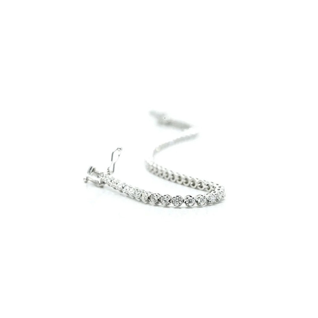 Round Tier Tennis Bracelet