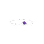 Load image into Gallery viewer, Style with Amethyst Bracelet
