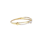 Load image into Gallery viewer, Five Cluster Diamond Bangle
