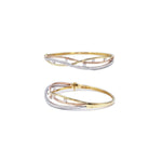 Load image into Gallery viewer, Twisted Double line Bangle
