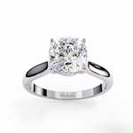 Load image into Gallery viewer, Cushion Cut Solitaire Engagement Ring
