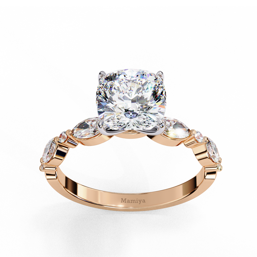 Cushion Diamond Engagement Ring