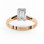 Load image into Gallery viewer, Emerald Diamond Ring
