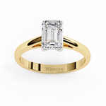 Load image into Gallery viewer, Emerald Diamond Ring

