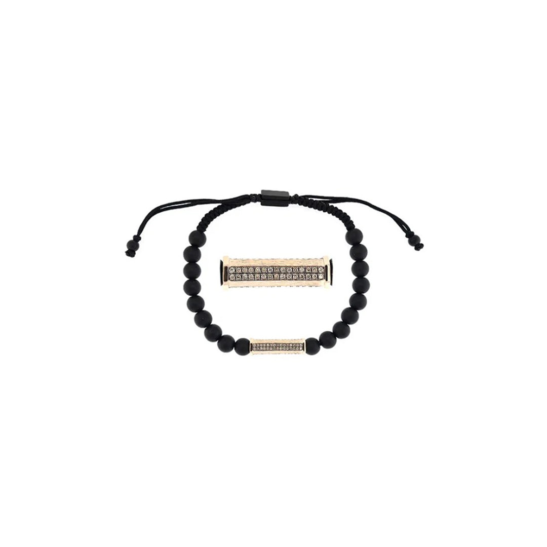 Black Tan Diamond Bracelet