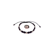 Black Tan Diamond Bracelet