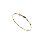 Load image into Gallery viewer, Contemporary Black Diamond Bangle
