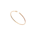 Load image into Gallery viewer, Half seeting diamond bangle
