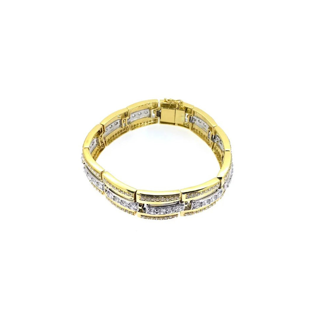 Yellow Gold Men Bracelet (OR0994)