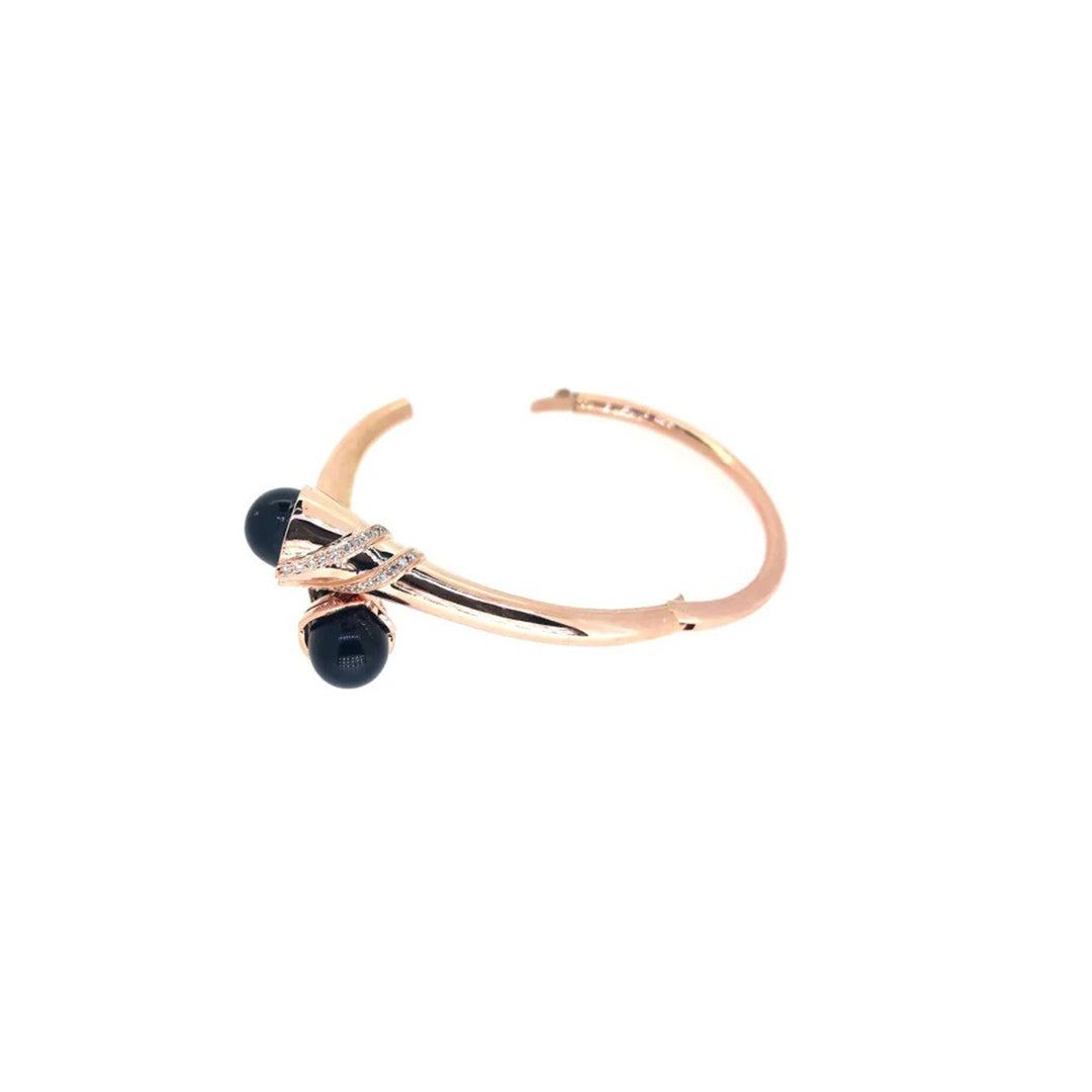 Black Onyx Exotic Bangle