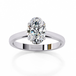 Load image into Gallery viewer, Oval Solitaire Ring
