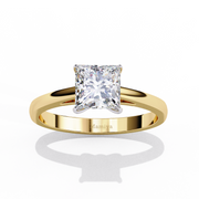 Princess Cut Solitaire Engagement Ring