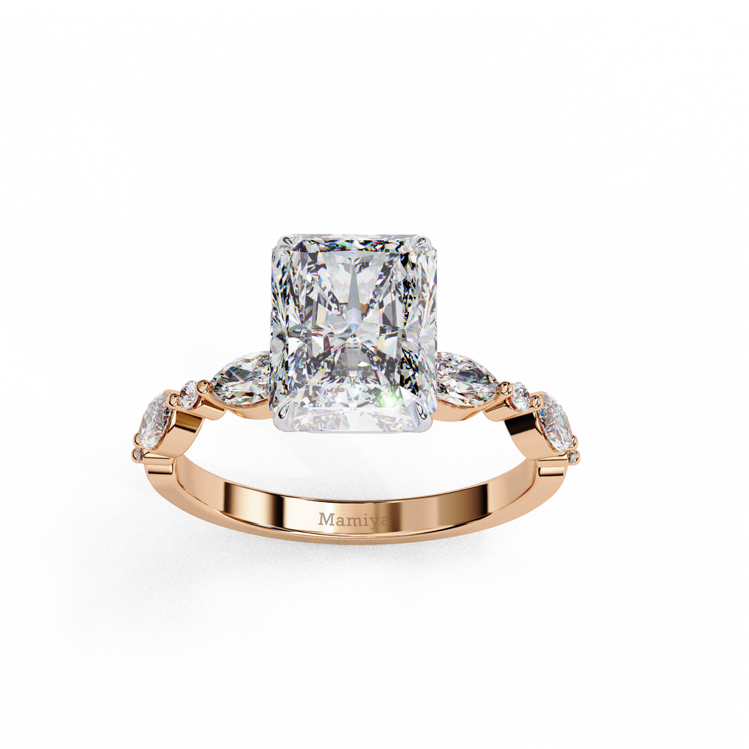 Radiant Cut Diamond Engagement Ring