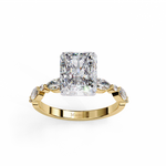 Load image into Gallery viewer, Radiant Cut Diamond Engagement Ring
