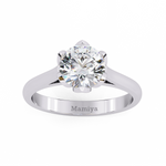 Load image into Gallery viewer, Round Brilliant Cut Solitaire Ring – 1.3 CTW
