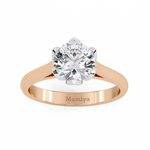 Load image into Gallery viewer, Round Brilliant Cut Solitaire Ring – 1.3 CTW
