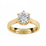 Load image into Gallery viewer, Round Solitaire Engagement Ring
