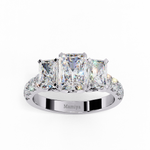 Load image into Gallery viewer, Three stone engagement ring
