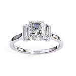 Load image into Gallery viewer, Three Stone Radiant Cut Diamond Ring
