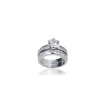 Load image into Gallery viewer, Twin Engagement Diamond Ring-Or1174
