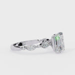 Load and play video in Gallery viewer, Emerald Cut Diamond Engagement Ring
