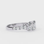 Load and play video in Gallery viewer, Three stone engagement ring
