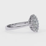 Load and play video in Gallery viewer, Marquise Diamond Halo Ring
