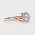 Load and play video in Gallery viewer, Round Solitaire Spiral Setting Ring
