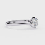 Load and play video in Gallery viewer, Round Brilliant Cut Solitaire Ring – 1.3 CTW
